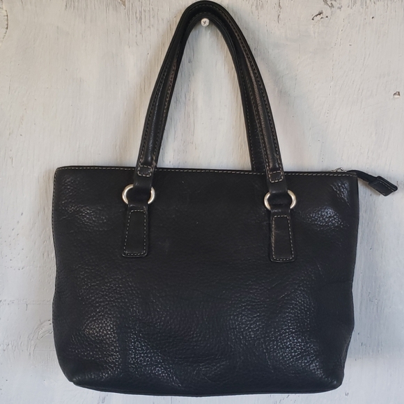 Fossil black pebble leather small handbag - Picture 6 of 7